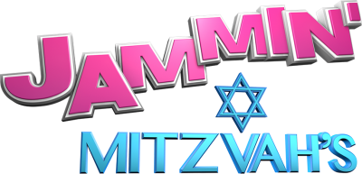 The logo for jammin' mitzvah's and Georgia corporate DJ events.